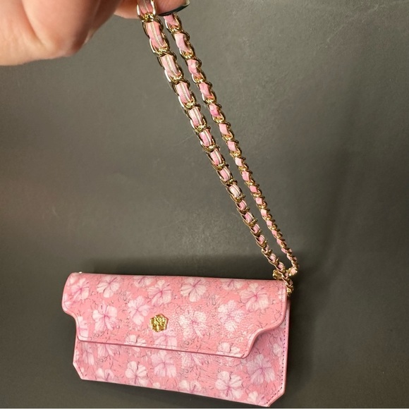 NEW LoveShack Fancy Arietta Square Sunglasses BLUSHING QUARTZ Floral Pink NWT - Picture 10 of 12